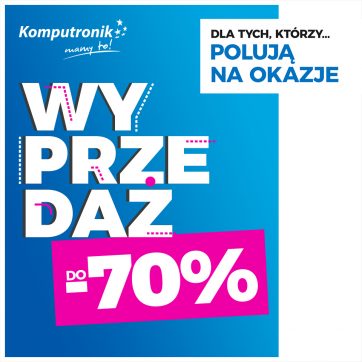 Wyprzedaż w Komputronik