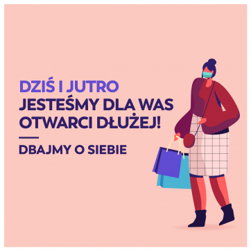 DZISIAJ I JUTRO ZAPRASZAMY DO NASZYCH WSZYSTKICH SKLEPÓW!