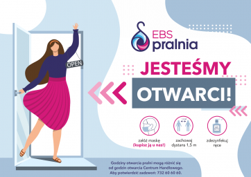 Pralnia EBS otwarta!