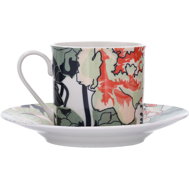 filizanka porcelanowa ze spodkiem