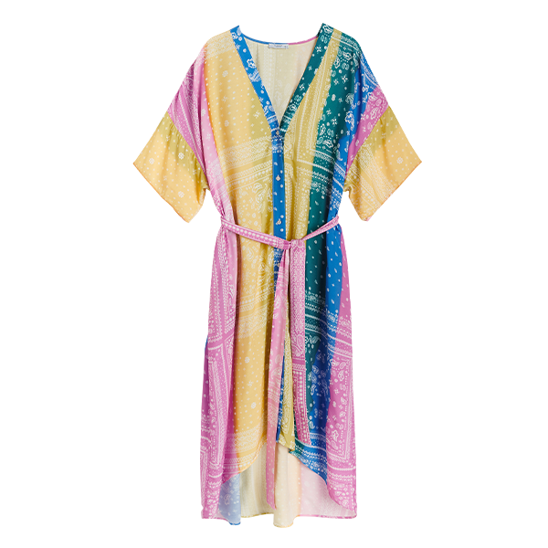 kimono, outfit na lato