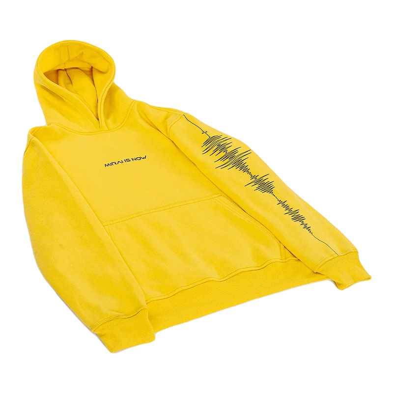DVSBL - BLACK WAVE SLEEVE HOODIE IERO