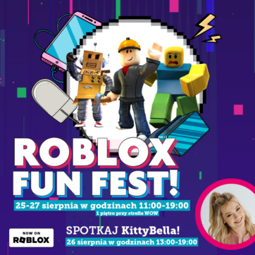 Powrót do szkoły z Roblox w Atrium Reduta! Spotkaj się z KittyBellą i wygraj specjalne upominki!
