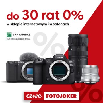 do 30 rat 0% w CEWE FOTOJOKER