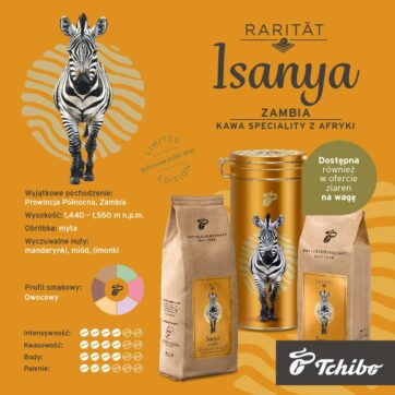 Isanya – nowa limitowana kawa Rarität prosto z Zambii