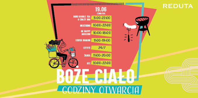Godziny otwarcia Boże Ciało