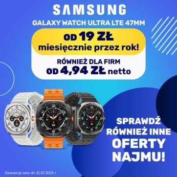 SAMSUNG GALAXY WATCH ULTRA LTE 47MM. WYNAJMUJ, NIE KUPUJ! CO ROKU #NAJNOWSZY_MODEL