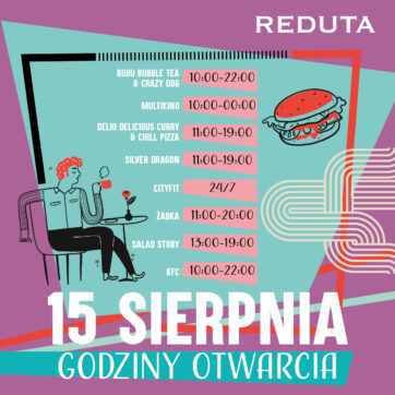 Godziny otwarcia 15.08