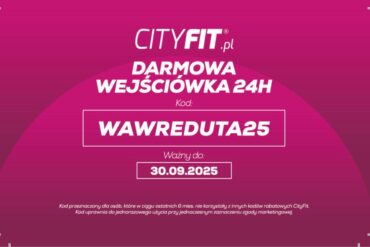 Darmowa wejściówka 24h do klubu CityFit