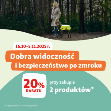 Świeć przykładem! Bezpieczne spacery z pupilem po zmroku