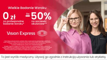 Trwa Wielkie Badanie Wzroku w Vision Express!
