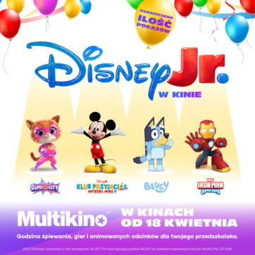 Disney Junior powraca do kin! Interaktywna zabawa dla całej rodziny już w kwietniu w Multikinie