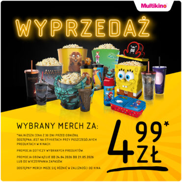 WIELKA WYPRZEDAŻ MERCHU KINOWEGO – MULTIKINO POGŁEBIA OBNIŻKĘ!