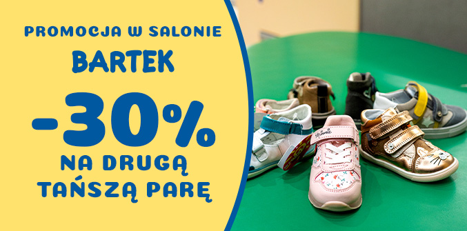 Obuwie dziecięce BARTEK – majowe promocje 2026