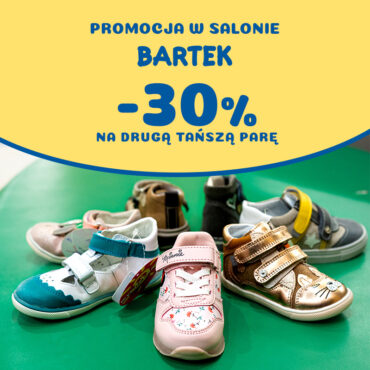 Obuwie dziecięce BARTEK - majowe promocje