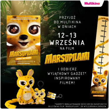 Przyjdź do Multikina na „Marsupilami”. Zabierz gadżet do domu