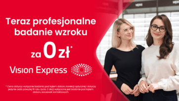 Bezpłatne badanie wzroku w Vision Express